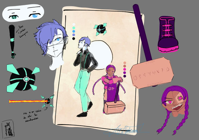 Marchand et Forgeronne (Projet IAM) (Nov. 2025)