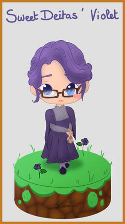 Chibi de Violet fait pour un artraffle