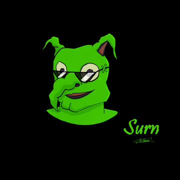 Portrait de Surn fait pour un artraffle