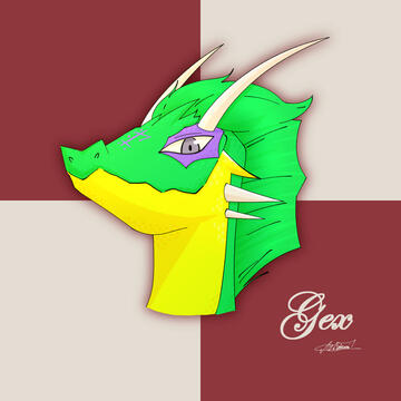 Portrait de Gex fait pour un artraffle